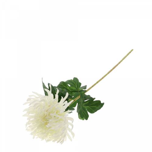 Seiden Chrysanthemum weiss L60cm