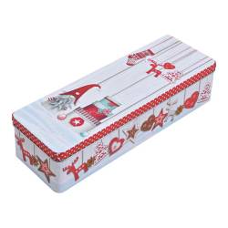 Dose Wichtel Metall bunt 29x07x10cm
