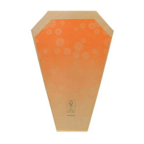 Tüte Kraft Bright orange 50x35x10cm x25