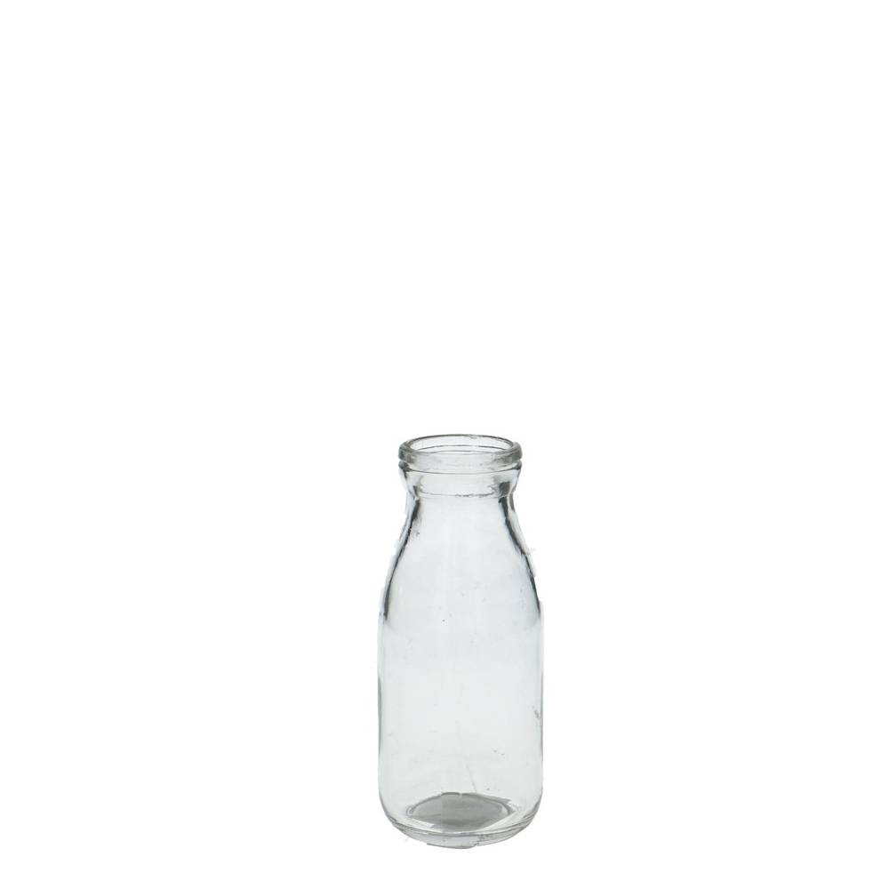 Glas Flasche D04/06cm H14cm