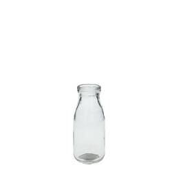 Glas Flasche D04/06cm H14cm