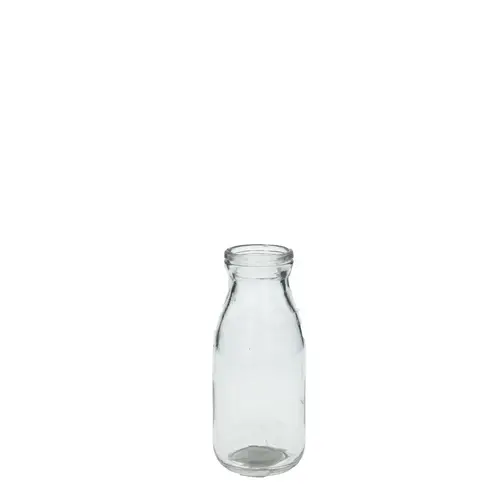 Glas Flasche D04/06cm H14cm