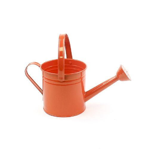 Zink Giesskanne orange D14.5cm H14.5cm