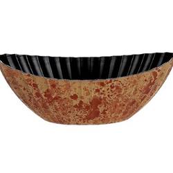 Melamine Boot rostig 28x12x11cm