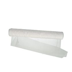 Dekostoff Rolle 40cm Organza weiss 9m