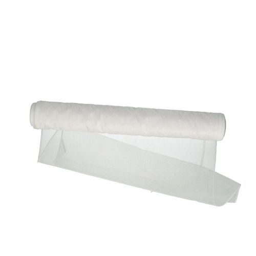 Dekostoff Rolle 40cm Organza weiss 9m