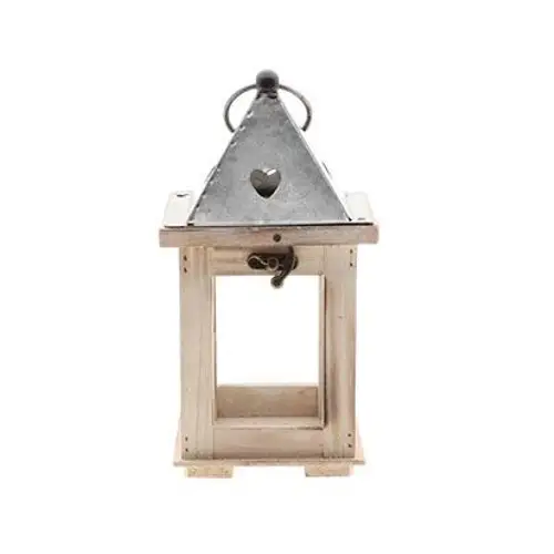 Windlichter Laterne Alba natur 11.5x11.5x22.5cm