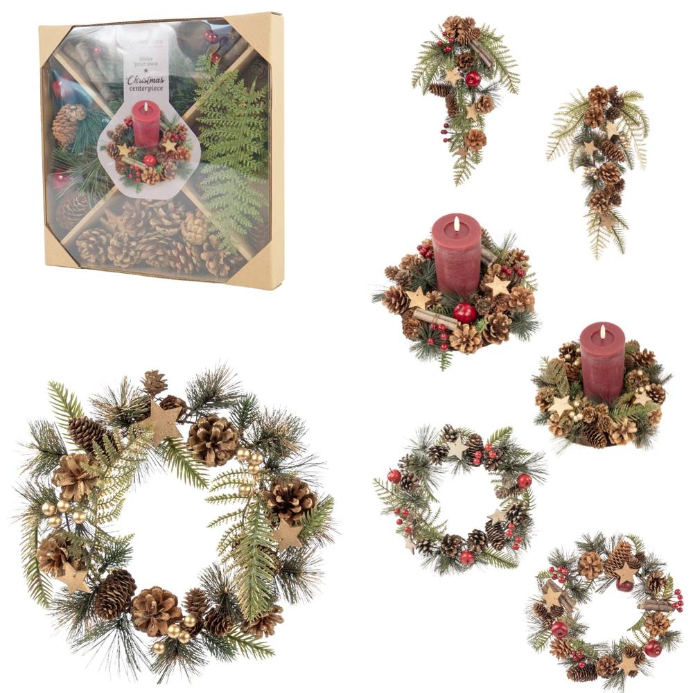 DIY-Kranz Weihnachten assorti D..cm