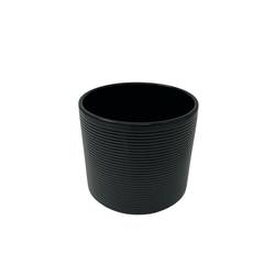 Übertopf Apa schwarz D15cm H13cm