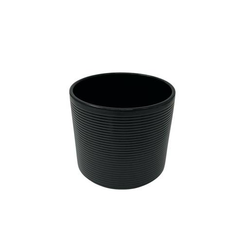 Übertopf Apa schwarz D15cm H13cm