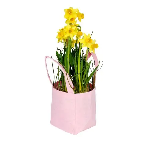 Tasche Filz rosa 12.5x11.5x14.5cm