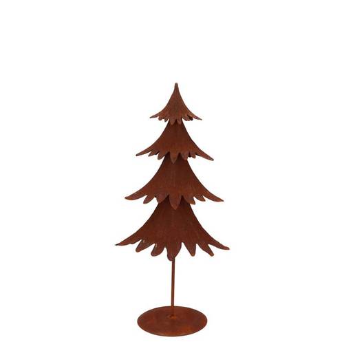 Deko Baum Scottish Rost 13x09x20cm