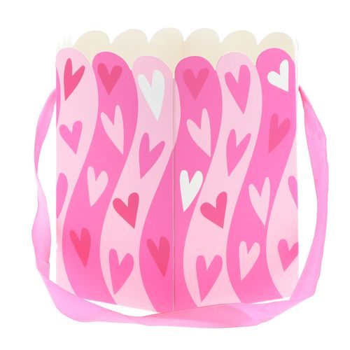Tasche Herz Vibrations rosa 15x15x16cm