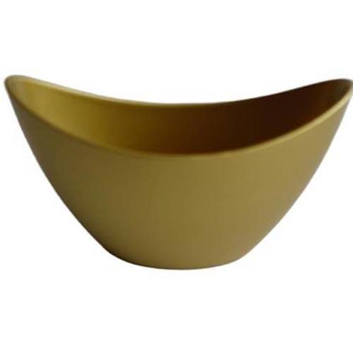 Melamine Boot gold 20x09x11.5cm