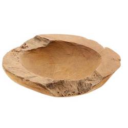 Teakholz Schale natur D30cm H08cm