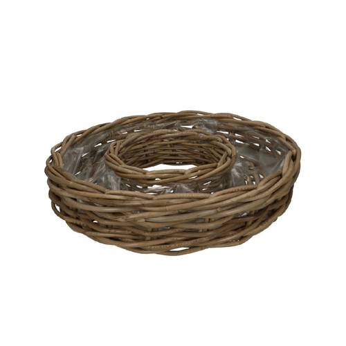 Korb Rotan Ring D30cm H09cm