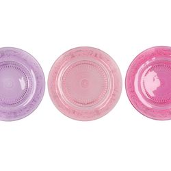 Glas Teller Dayah lila mix D29cm H03cm