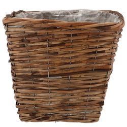 Korb Rotan Viereck braun 29x29x26cm