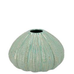 Keramik Vase Urchin grün 10x10x6cm