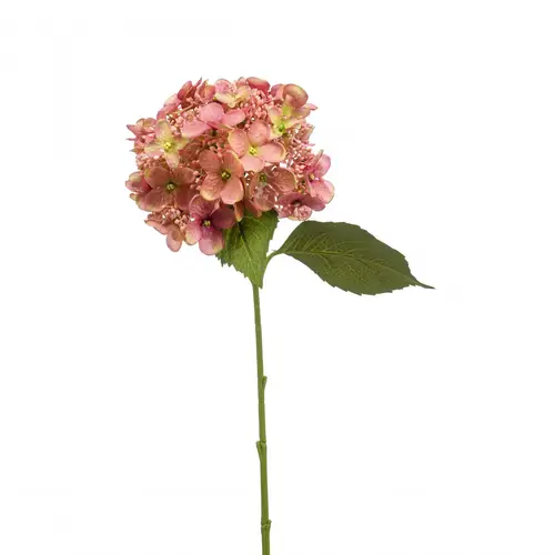 Seiden Hydrangea alt rosa L50cm