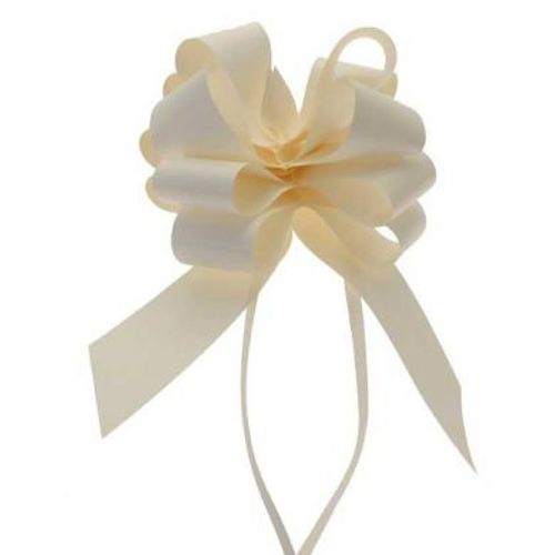 Ziehschleife creme 50mm x20