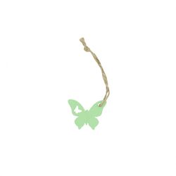Hänger Schmetterling grün D03cm H04cm x36