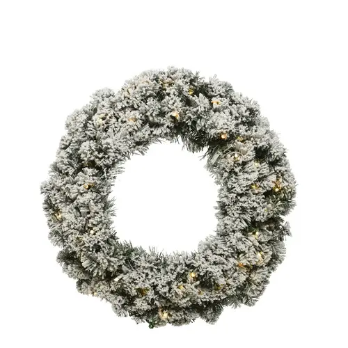 LED Kränze Schnee D35cm