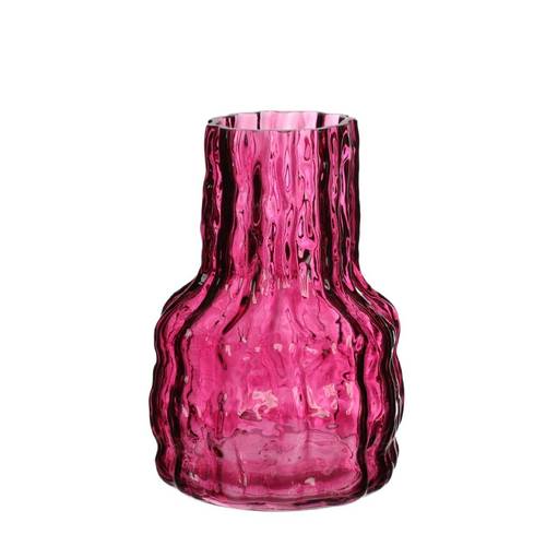 Glas Vase Morgan lila D13.5cm H20.5cm
