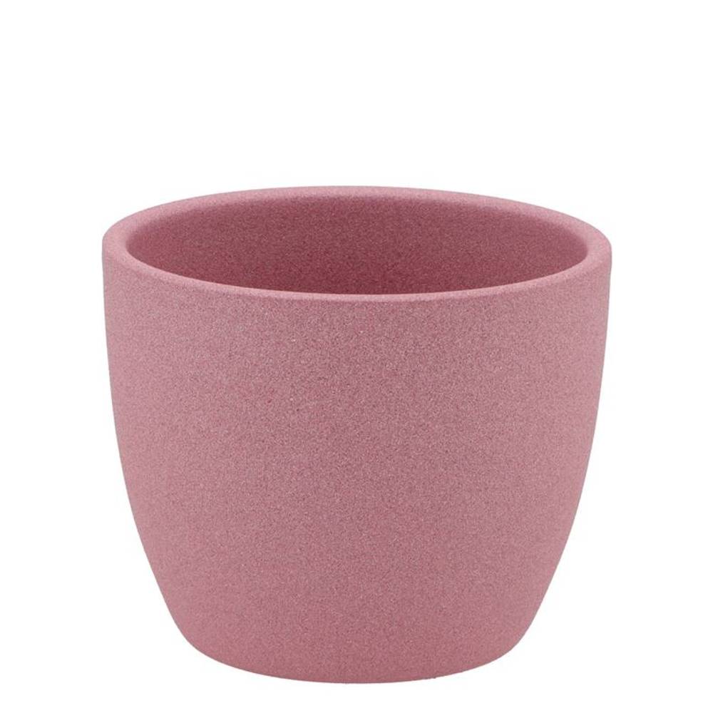 Keramik Orchidee Übertopf rosa D07cm