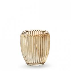 Glas Topf Millie gelb D08.5cm H09.5cm 