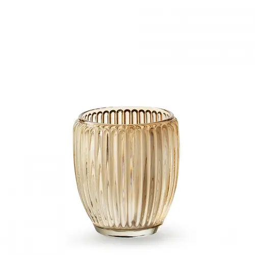 Glas Topf Millie gelb D08.5cm H09.5cm 