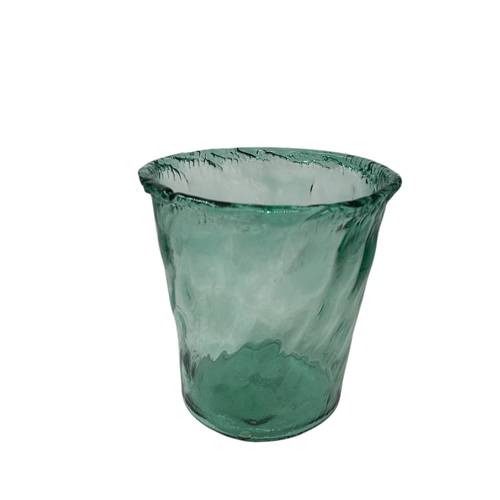 Glas Vase Vila grün D28cm H30cm