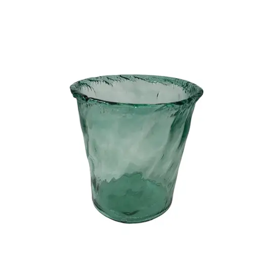 Glas Vase Vila grün D28cm H30cm