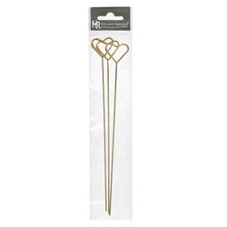 Kartenhalter Herz gold 20cm x3