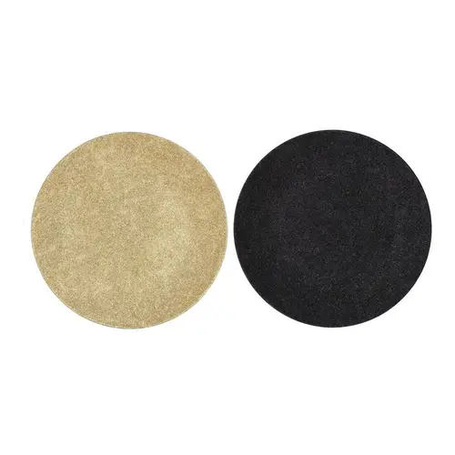 Melamine Teller schwarz gold rund 22x22x2cm