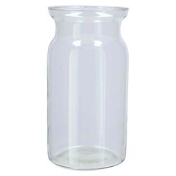 Glas Vase Milchkanne Roca D16cm H30cm