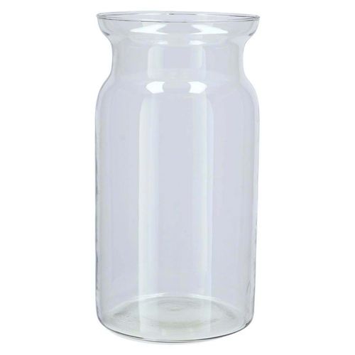 Glas Vase Milchkanne Roca D16cm H30cm