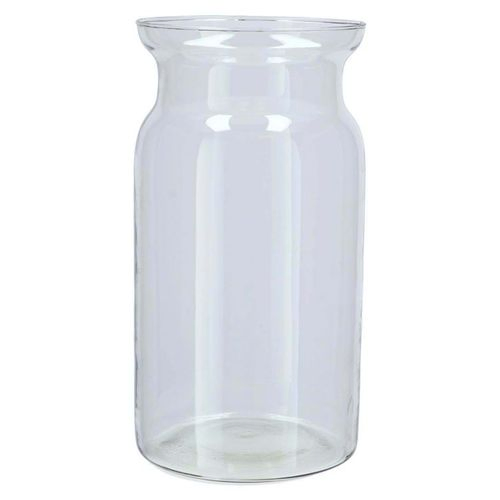 Glas Vase Milchkanne Roca D16cm H30cm