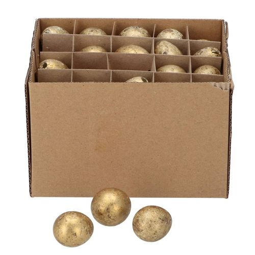 Wachtelei gold D02cm H03cm x60
