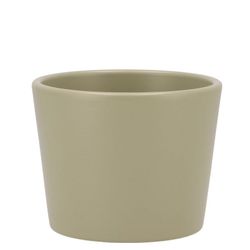 Keramik Orchidee Übertopf pistache grün D11cm