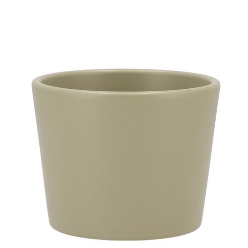 Keramik Orchidee Übertopf pistache grün D11cm