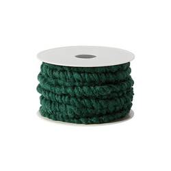 Wollkordel dunkel grün 10mm 10m