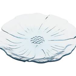 Glas Teller Tivoli blau D24.5cm