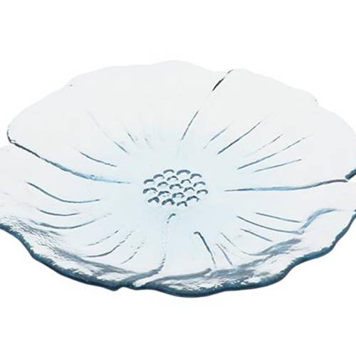 Glas Teller Tivoli blau D24.5cm