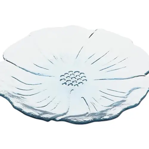 Glas Teller Tivoli blau D24.5cm