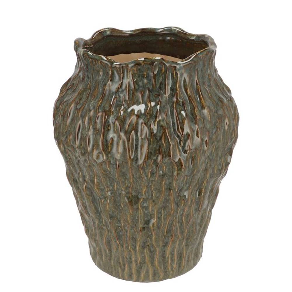 Keramik Vase Cody grün 25x25x32cm
