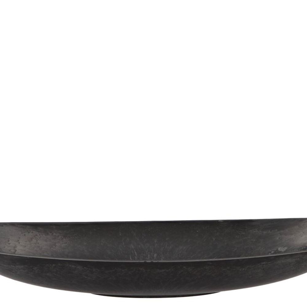Melamine Schale oval grau 50x22x08cm