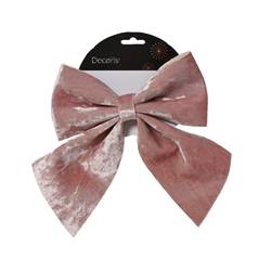Deko Schleife alt rosa 20x24cm