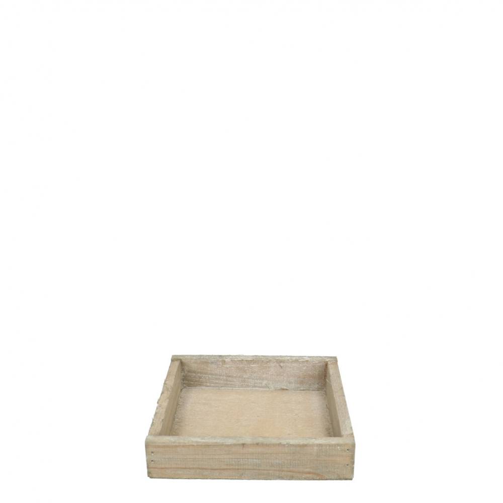 Holz Schale braun 14x14x03cm 