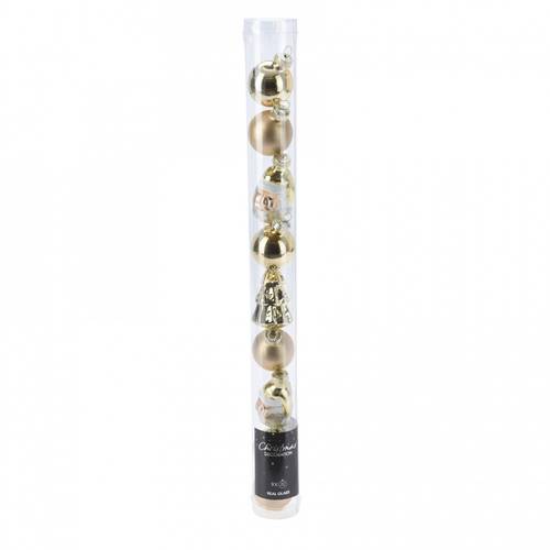 Deko Kugel mix gold D03cm x9